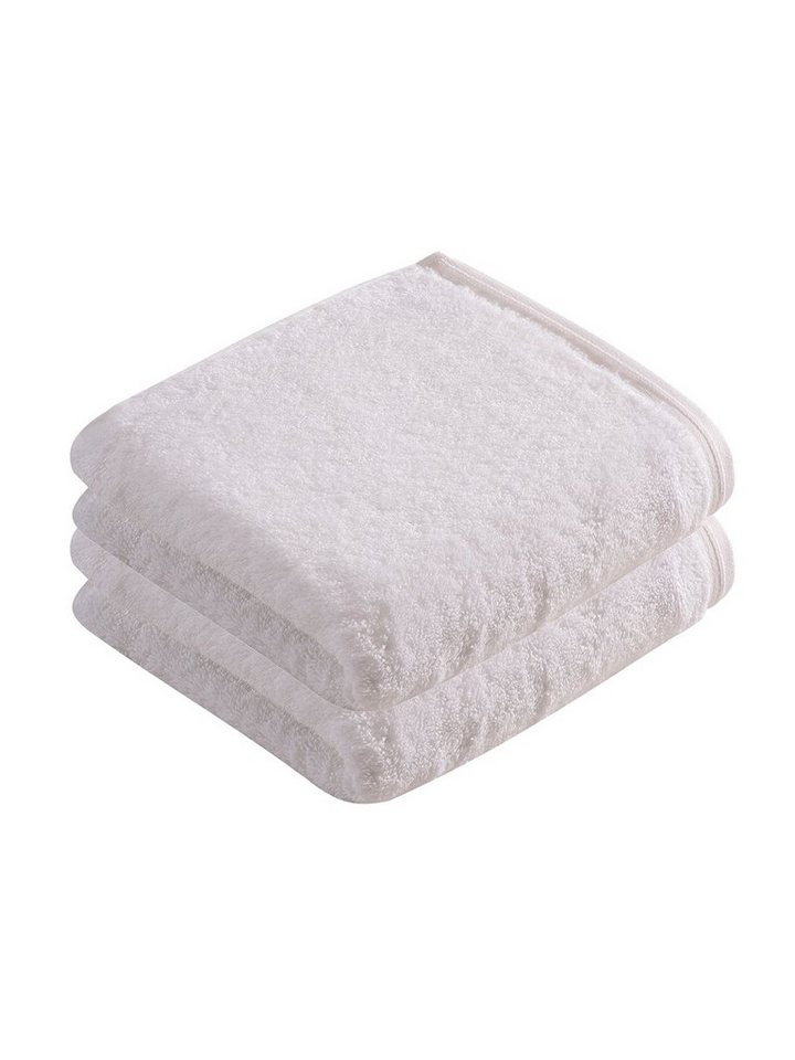 Vossen Handtücher 2er Pack Handtuch 50 x 100 cm Vegan Life, Frottier (Spar-Set, 2-St), Vegan von Vossen
