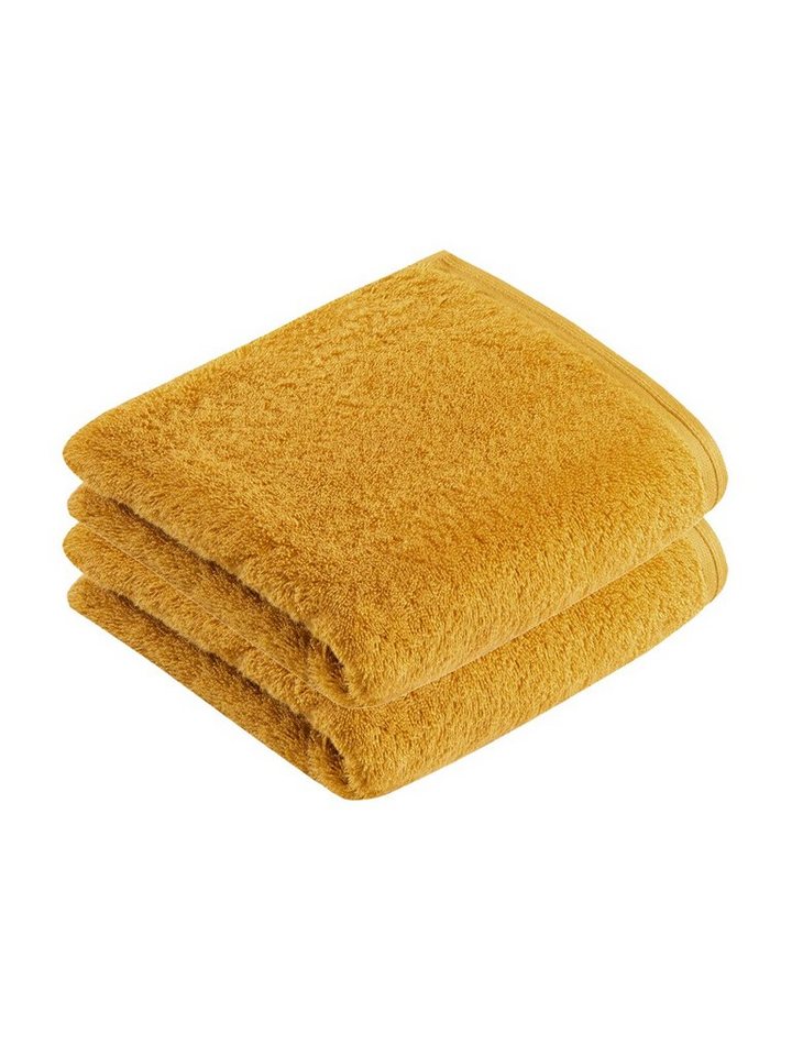 Vossen Handtücher 2er Pack Handtuch 50 x 100 cm Vegan Life, Frottier (Spar-Set, 2-St), Vegan von Vossen