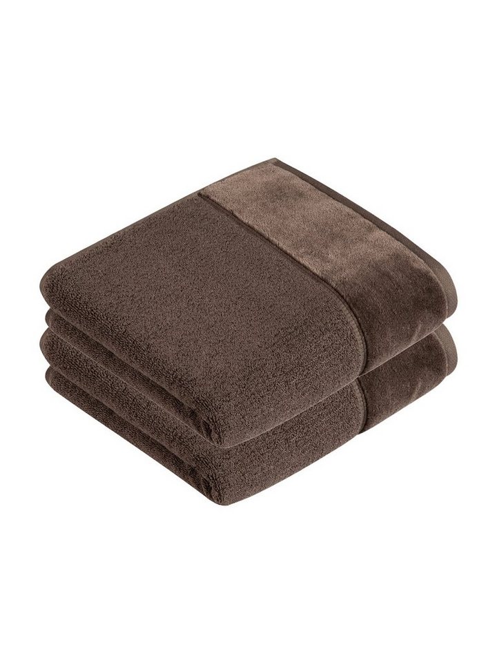 Vossen Handtücher 2er Pack Handtuch 60 x 110 cm Pure, Frottier (Spar-Set, 2-St), Vegan von Vossen