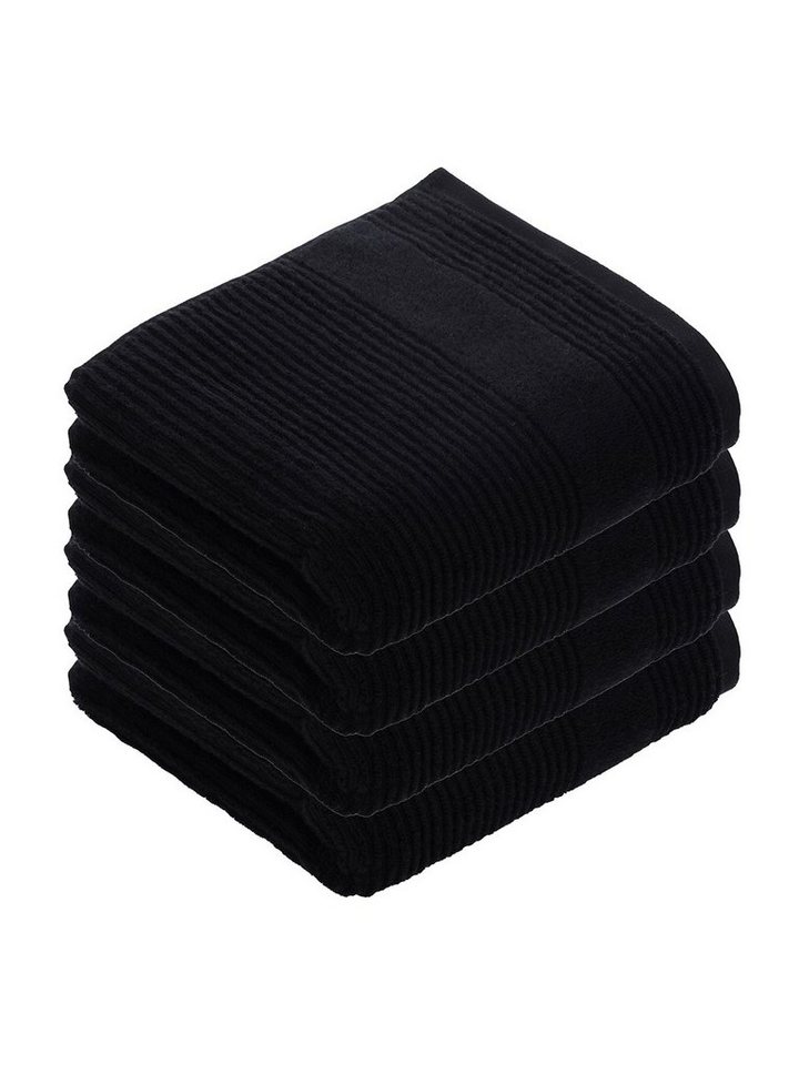 Vossen Handtücher 4er Pack Handtuch 50 x 100 cm Tomorrow, Frottier (Spar-Set, 4-St), Vegan von Vossen