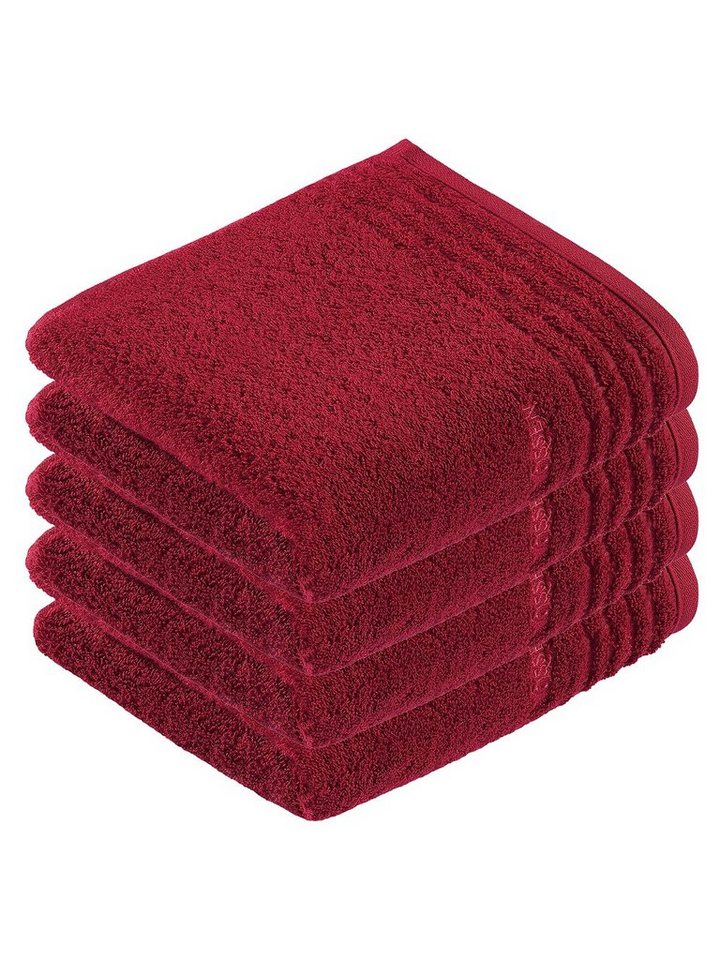 Vossen Handtücher 4er Pack Handtuch 50 x 100 cm Vienna Style Superso, Frottier (Spar-Set, 4-St), Vegan von Vossen