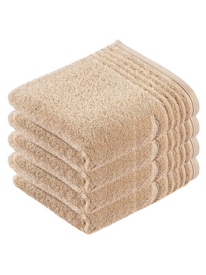Vossen Handtücher 4er Pack Handtuch 50 x 100 cm Vienna Style Superso, Frottier (Spar-Set, 4-St), Vegan von Vossen
