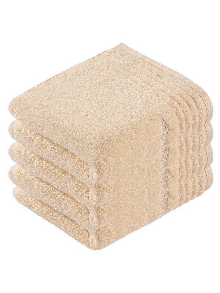 Vossen Handtücher 4er Pack Handtuch 50 x 100 cm Vienna Style Superso, Frottier (Spar-Set, 4-St), Vegan von Vossen