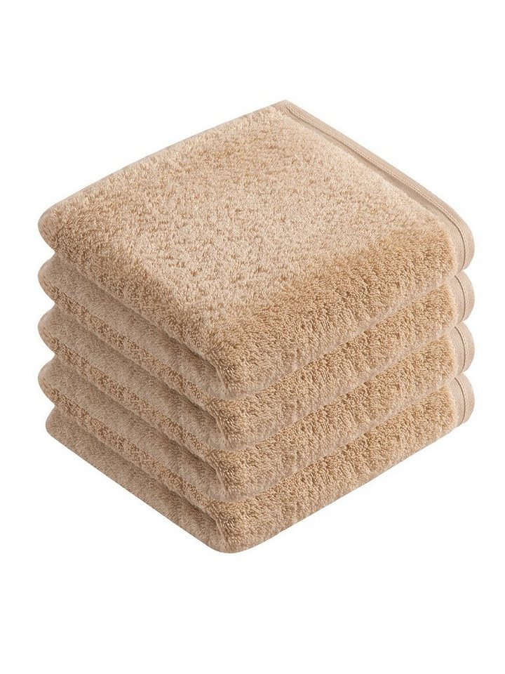 Vossen Handtücher 4er Pack Handtuch 60 x 110 cm Vegan Life, Frottier (Spar-Set, 4-St), Vegan von Vossen