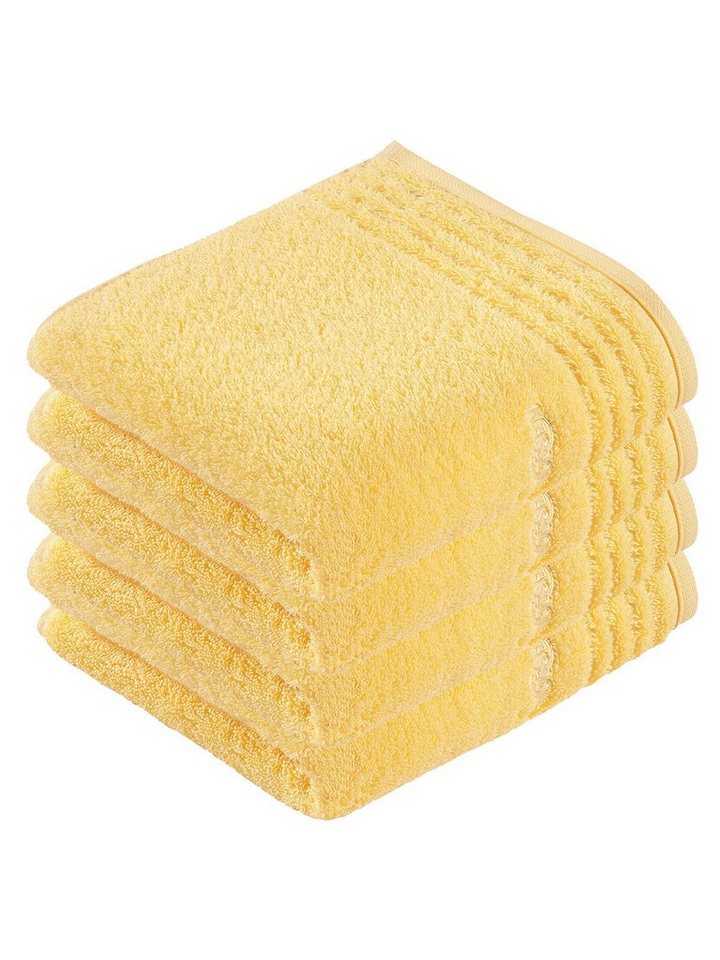 Vossen Handtücher 4er Pack Handtuch 60 x 110 cm Vienna Style Superso, Frottier (Spar-Set, 4-St), Vegan von Vossen