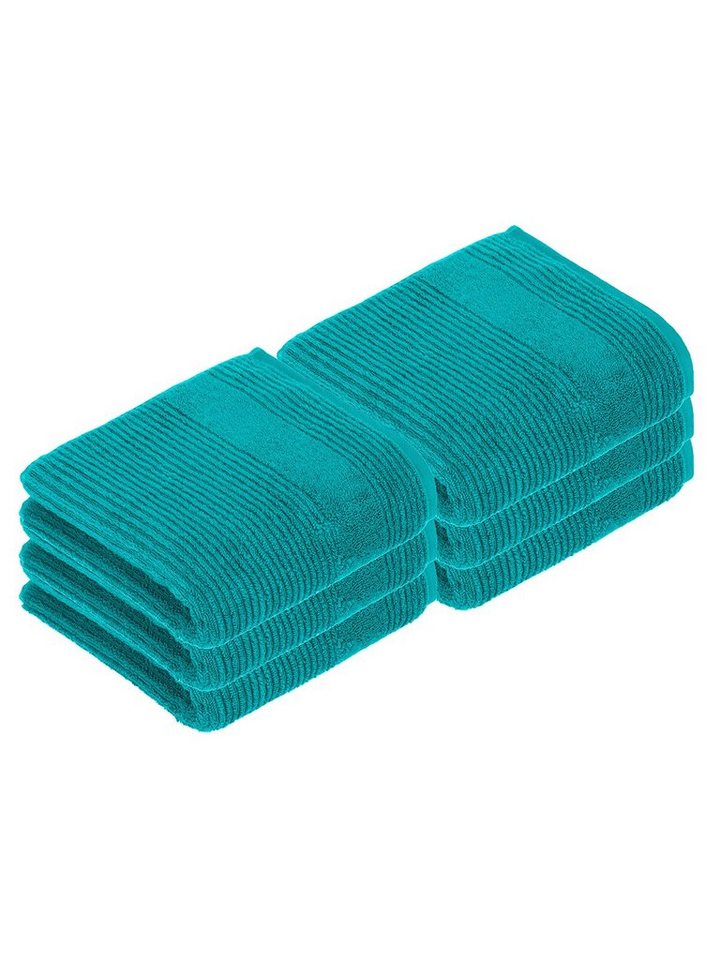 Vossen Handtücher 6er Pack Handtuch 50 x 100 cm Tomorrow, Frottier (Spar-Set, 6-St), Vegan von Vossen