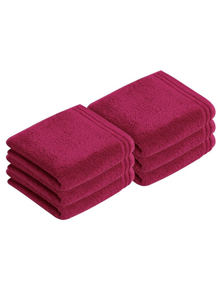Vossen Handtücher 6er Pack Handtuch 60 x 110 cm Calypso feeling, Frottier (Spar-Set, 6-St), hohe Markenqualität von Vossen