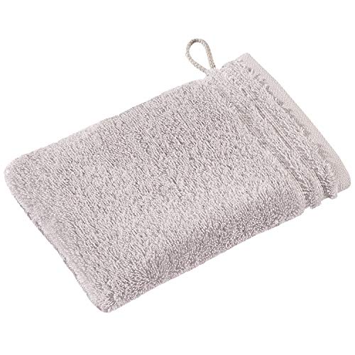 Vossen Calypso Feeling Waschhandschuh 22 x 16 cm Light Grey von Vossen