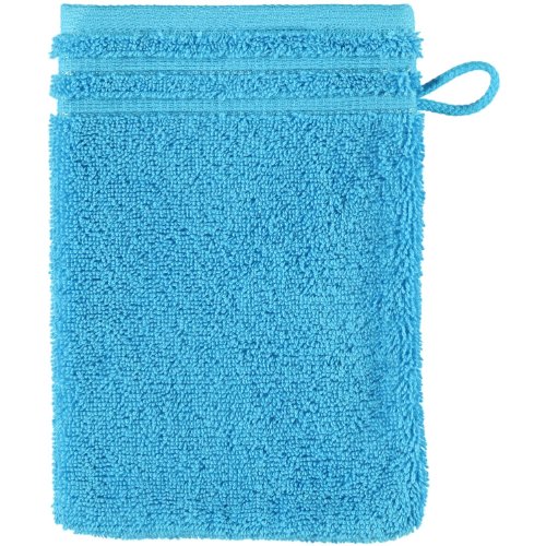 Vossen Handtücher Calypso Feeling Turquoise - 557 Waschhandschuh 16x22 cm von Vossen