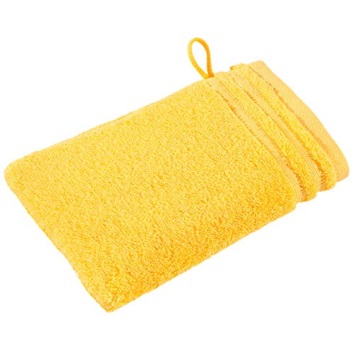 Vossen Calypso Feeling Waschhandschuh 22 x 16 cm Sunflower von Vossen