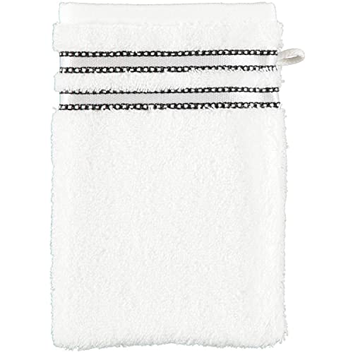 Vossen Handtücher Cult de Luxe weiß - 030 Waschhandschuh 16x22 cm von Vossen