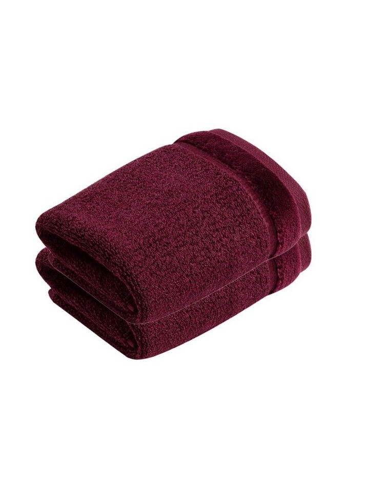 Vossen Handtücher Handtücher Collection Pure, Frottier (Packung, 2-St), Vegan von Vossen
