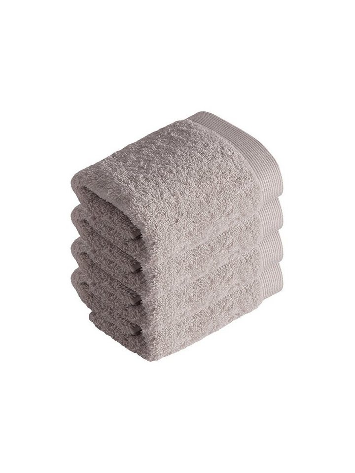 Vossen Seiftuch 4er Pack Seiftuch 30 x 30 cm High Line, Frottier (Spar-Set, 4-St), Vegan von Vossen