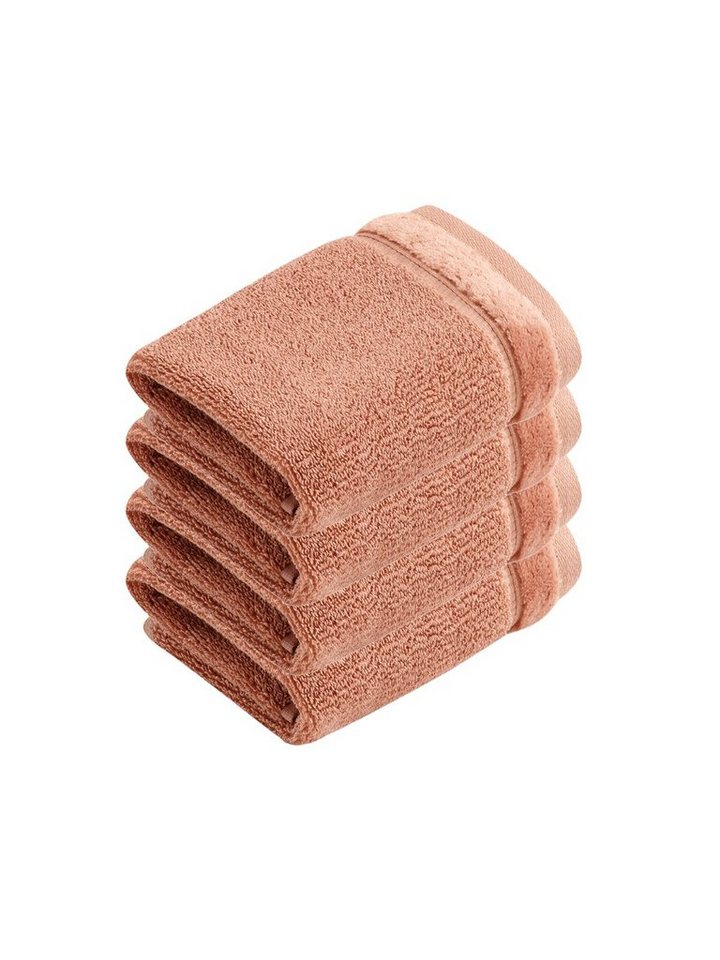 Vossen Seiftuch 4er Pack Seiftuch 30 x 30 cm Pure, Frottier (Spar-Set, 4-St), Vegan von Vossen