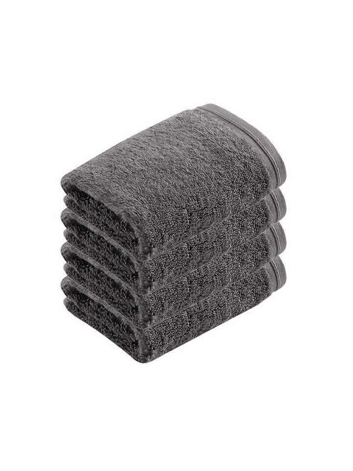 Vossen Seiftuch 4er Pack Seiftuch 30 x 30 cm Vegan Life, Frottier (Spar-Set, 4-St), Vegan von Vossen