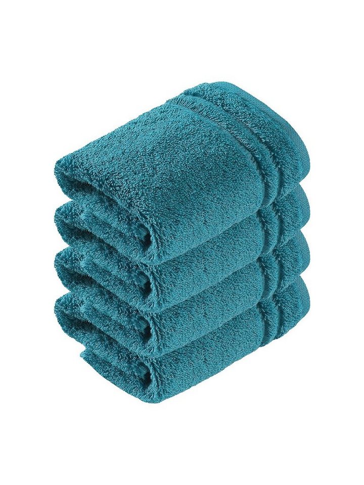 Vossen Seiftuch 4er Pack Seiftuch 30 x 30 cm Vienna Style Supersof, Frottier (Spar-Set, 4-St), Vegan von Vossen