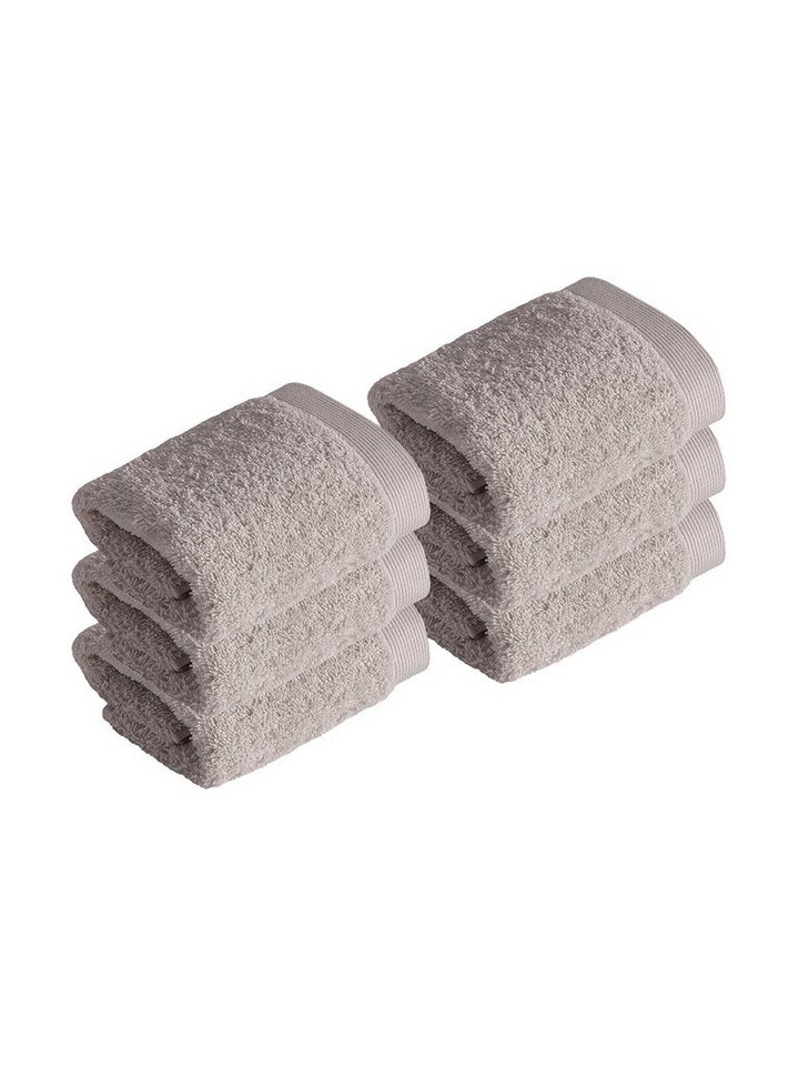 Vossen Seiftuch 6er Pack Seiftuch 30 x 30 cm High Line, Frottier (Spar-Set, 6-St), Vegan von Vossen