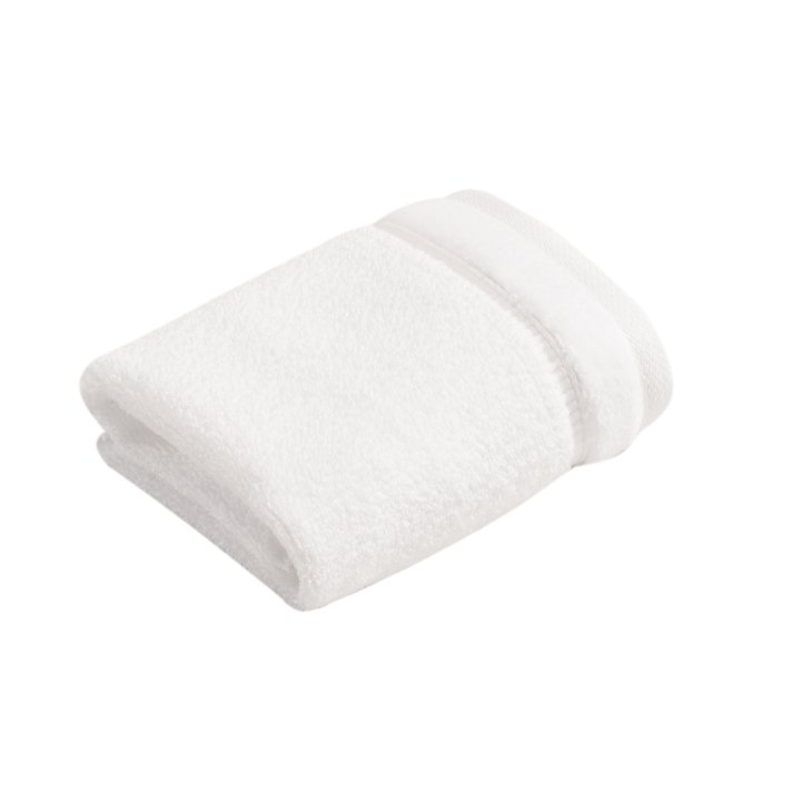Vossen Seiftuch Pure ca. 30 x 30 cm in weiß von Vossen