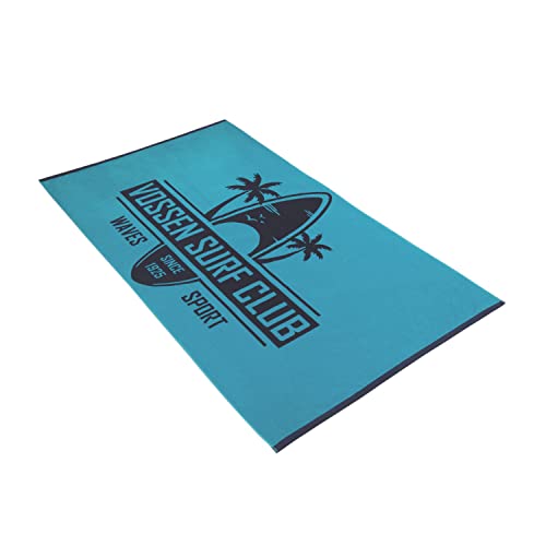 Vossen Surf Club Strandtuch 100 x 180 cm Turquoise von Vossen