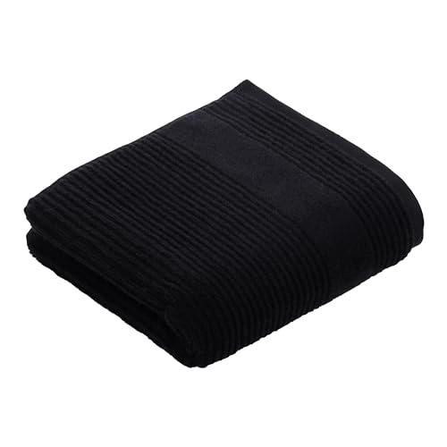 Vossen Tomorrow Handtuch 50 x 100 cm schwarz von Vossen