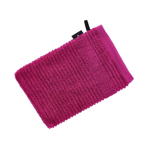 Vossen Tomorrow Waschhandschuh 22 x 16 cm Cranberry von Vossen