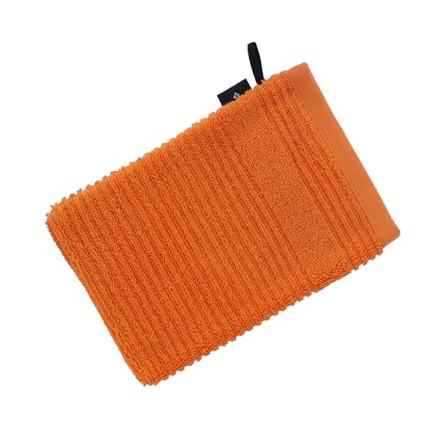 Vossen Tomorrow Waschhandschuh 22 x 16 cm Electric orange von Vossen