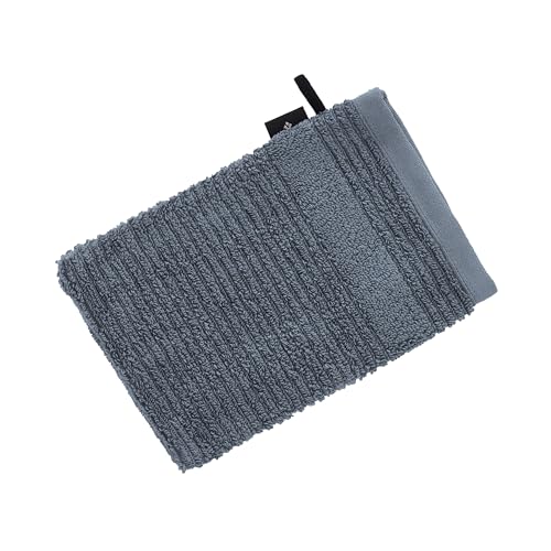 Vossen Tomorrow Waschhandschuh 22 x 16 cm dunkelgrau von Vossen