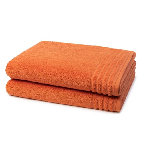 Vossen - 2 teiliges Frottier-Set - Vienna Style Supersoft (2 X Duschtuch im Set) - 620 g/m2 - Baumwolle - Frottee - saugstark - weich und flauschig - Fiesta von Vossen