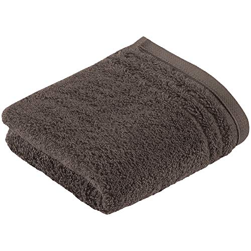 Vossen Waschlappen Vienna Style Set 3, 30 x 30 cm, Farbe: Rot Toalla de invitados: 30 x 50 cm grau (Schiefergrau) von Vossen