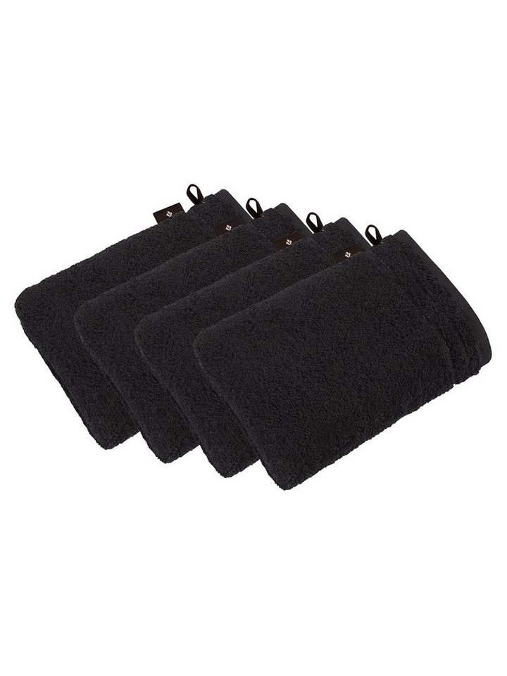 Vossen Waschhandschuh 4er Pack Waschhandschuh 22 x 16 cm Calypso feeling, Frottier (Spar-Set, 4-St), Vegan von Vossen
