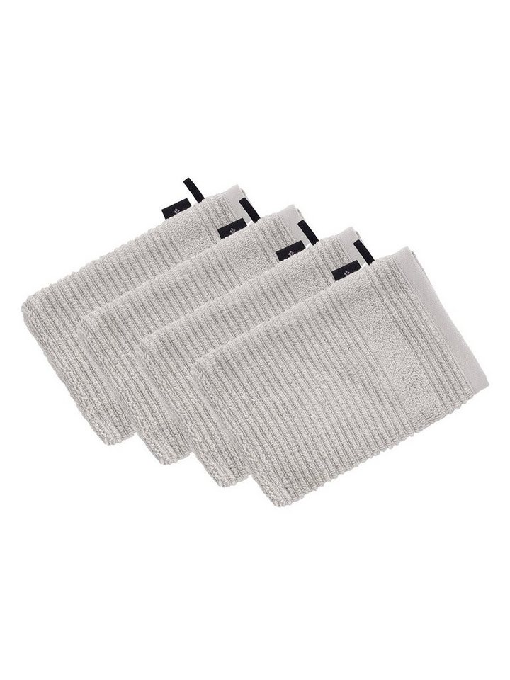 Vossen Waschhandschuh 4er Pack Waschhandschuh 22 x 16 cm Tomorrow, Frottier (Spar-Set, 4-St), Vegan von Vossen
