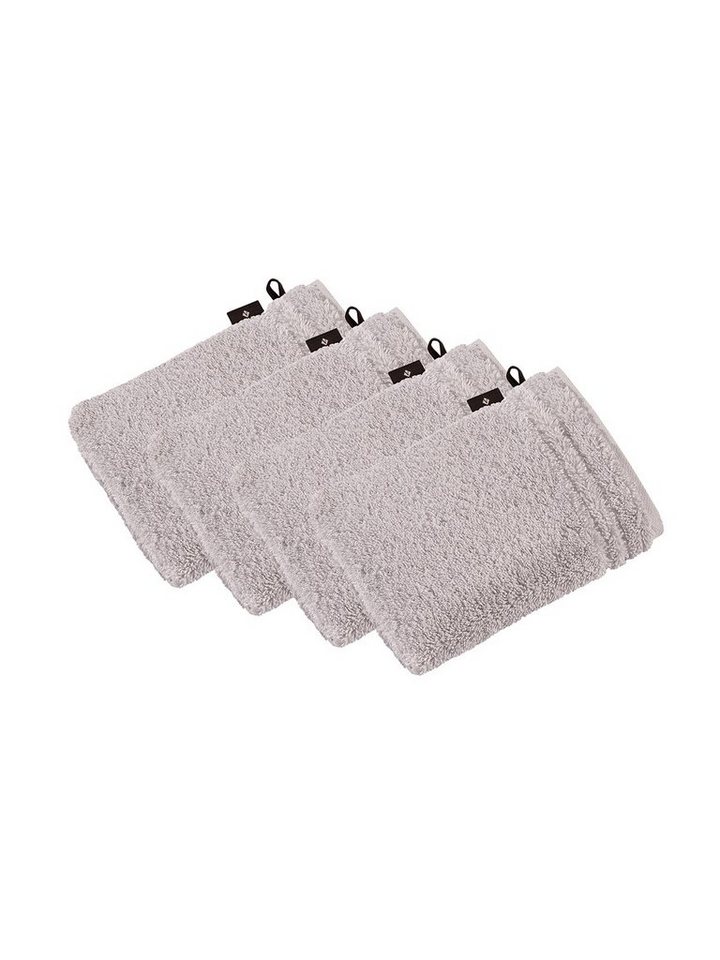 Vossen Waschhandschuh 4er Pack Waschhandschuh 22 x 16 cm Vienna Style Su, Frottier (Spar-Set, 4-St), Vegan von Vossen