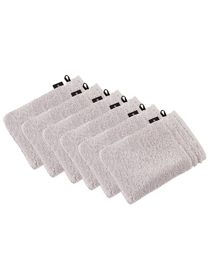 Vossen Waschhandschuh 6er Pack Waschhandschuh 22 x 16 cm Calypso feeling, Frottier (Spar-Set, 6-St), Vegan von Vossen