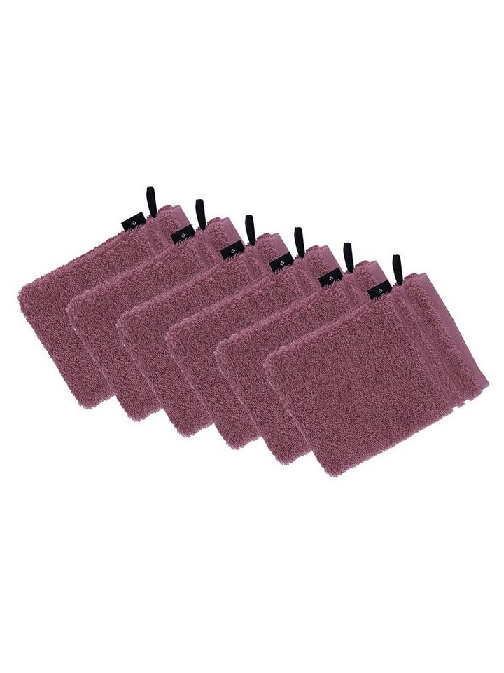 Vossen Waschhandschuh 6er Pack Waschhandschuh 22 x 16 cm Vienna Style Su, Frottier (Spar-Set, 6-St), Vegan von Vossen