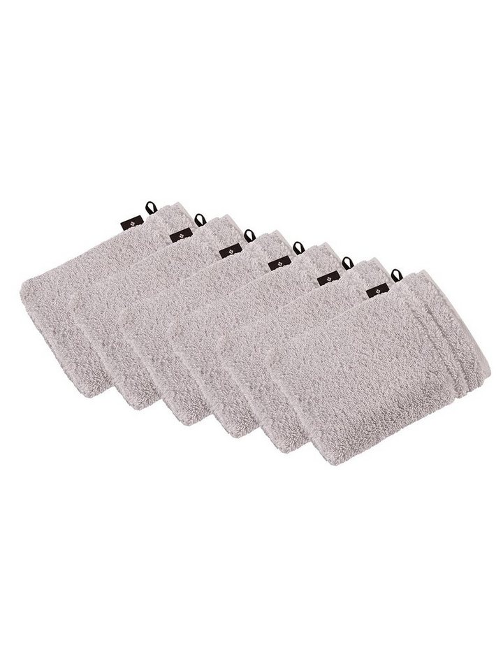 Vossen Waschhandschuh 6er Pack Waschhandschuh 22 x 16 cm Vienna Style Su, Frottier (Spar-Set, 6-St), Vegan von Vossen