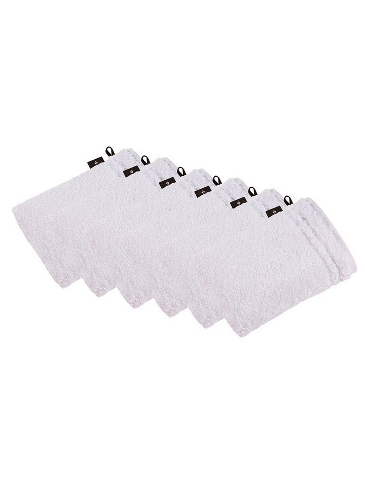 Vossen Waschhandschuh 6er Pack Waschhandschuh 22 x 16 cm Vienna Style Su, Frottier (Spar-Set, 6-St), Vegan von Vossen