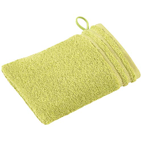 Vossen Calypso Feeling Waschhandschuh 22 x 16 cm Meadow Green von Vossen