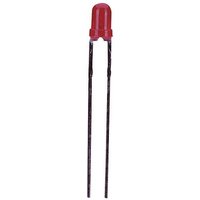 Vossloh Schwabe LD 30 3MM ROT LED bedrahtet Rot Rund 3mm 3 mcd 45° 20mA 2.25V von Vossloh Schwabe