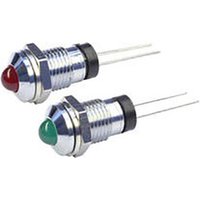 Vossloh Schwabe WU-A-R5 LED bedrahtet Rot 5mm 22 mcd Bulk von Vossloh Schwabe