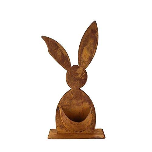 Pflanz-Hase 60cm Metall Rost Gartendeko Edelrost Groß Pflanz-Hase 60cm Metall Rost Gartendeko Edelrost Groß von Vosteen