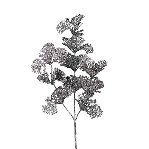 Vosteen Glitter Zweig - Pia - 69 cm anthrazit Weihnachtsdeko Dekoartikel Dekoration von Vosteen