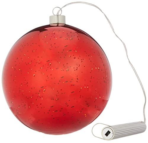 Vosteen LED Lichterkugel, 15cm Durchmesser, tolle Weihnachtsdeko (Rot) von Vosteen