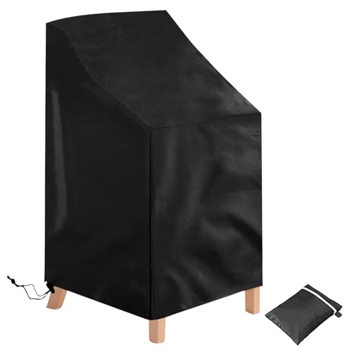 Votoko Gartenstuhl Abdeckung, 64x64x70/120 cm Schutzhülle Gartenstühle Wasserdicht Winddicht, UV-Beständig Schutzhülle Stapelstühle, SchutzhüLle GartenmöBel Votoko Gartenstuhl Abdeckung, 64x64x70/120 cm Schutzhülle Gartenstühle Wasserdicht Winddicht, UV-Beständig Schutzhülle Stapelstühle, SchutzhüLle GartenmöBel von Votoko