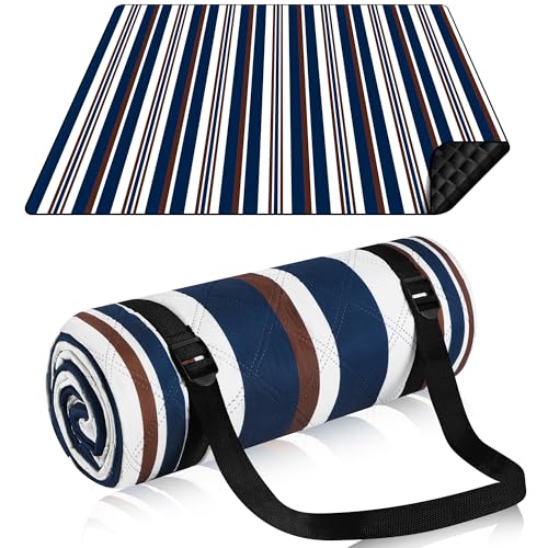 Votoko Picknickdecke 200 x 200cm, Wasserdicht Stranddecke Sandfrei mit Tragegurt, Tragbare Waschbar Isoliert Strandmatte XXL Campingdecke, Picnic Blanket für Outdoor Camping Beach Park von Votoko