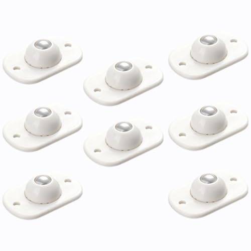 8 Stück Kugelrollen, Mini Möbelrollen für kleine Küchengeräte, Selbstklebende Lenkrollen, Drehbare Möbelkugelrollen für Mülleimer Aufbewahrungsbox Klein Möbel von Votvlog