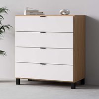 VOX Kommode "SIMPLE Sideboard mit 4 Schubladen, Maße B/T/H: 90/47/94,5 cm" Soft-Close Function, mit schwarzen Metallgriffe VOX Kommode "SIMPLE Sideboard mit 4 Schubladen, Maße B/T/H: 90/47/94,5 cm" Soft-Close Function, mit schwarzen Metallgriffe von Vox