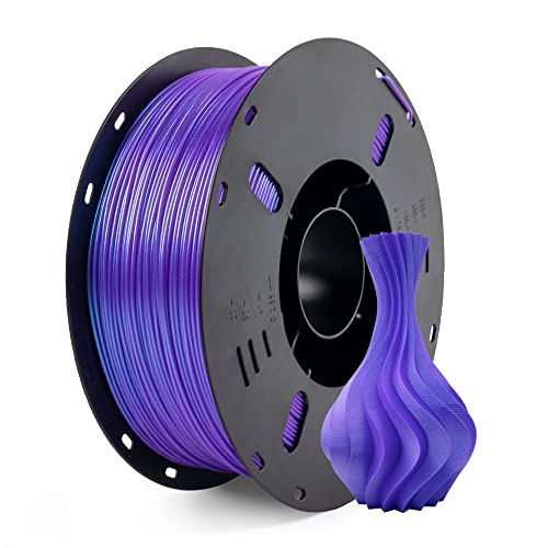 FilaBees 3D Drucker Filament, PLA Filament 1.75 mm, Farbe veränderbare 3D Druck Filament Dimensionsgenauigkeit +/- 0.02 mm, PLA 1kg Spule (2.2lbs), Nebula Purple PLA von Voxelab