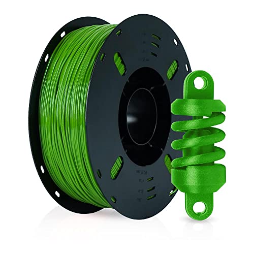 VOXELAB TPU Filament 1.75mm, Hochwertiges 3D Drucker Filament TPU, Gute Haftung für 3D Druck, Vakuumverpackung, Ordentliche Spule, Präzise Maßgenauigkeit +/- 0.02 mm, 1kg (2.2lbs) Grün von Voxelab