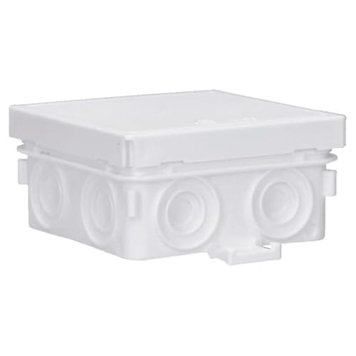 10 Stück Voxura Feuchtraum Aufputz-Verbindungsdose Abzweigdose Verteilerdose 75x75x37mm IP55 Abzweigkasten AP weiß 10 Stück Voxura Feuchtraum Aufputz-Verbindungsdose Abzweigdose Verteilerdose 75x75x37mm IP55 Abzweigkasten AP weiß von Voxura