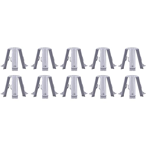 Voxura Abstandshalter LED-Einbaustrahler Halogen 60-90mm Einbauhöhe 75mm Hitzeschutz Hohldecke Spots mit 3 Standbeinen Universal Grau 10 Stück Voxura Abstandshalter LED-Einbaustrahler Halogen 60-90mm Einbauhöhe 75mm Hitzeschutz Hohldecke Spots mit 3 Standbeinen Universal Grau 10 Stück von Voxura